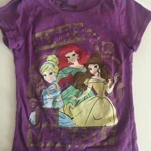 Disney Princess Frozen Elsa Bundle of 2 shirts 5/6
